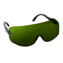 'OVERSPECS' Welding 5 Large Size, Industrial Safety Over Glasses - (Welding 5) UKCA & CE EN166f certified individually adjustable temples, scratch