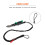Squids 3100EXT Tool Lanyard with Single Carabiner and Adjustable Loop End, Extended Length, Black 6