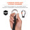 Squids 3100EXT Tool Lanyard with Single Carabiner and Adjustable Loop End, Extended Length, Black 5