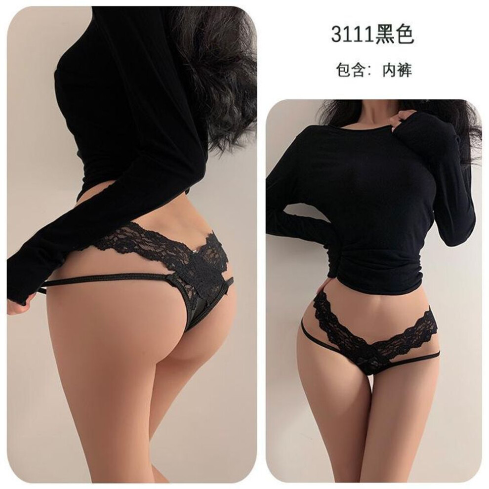 Sexy Panties Sexy Deep V Lace Hot Sexy Seduction Thong T-Pants Low Waist Panties