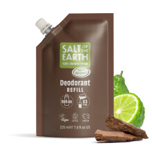 - Natural Deodorant Roll On Refill Pouch, x3 Uses - Oud & Bergamot - Vegan, Long Lasting Protection, Leaping Bunny Approved, Made in the UK - 225ml