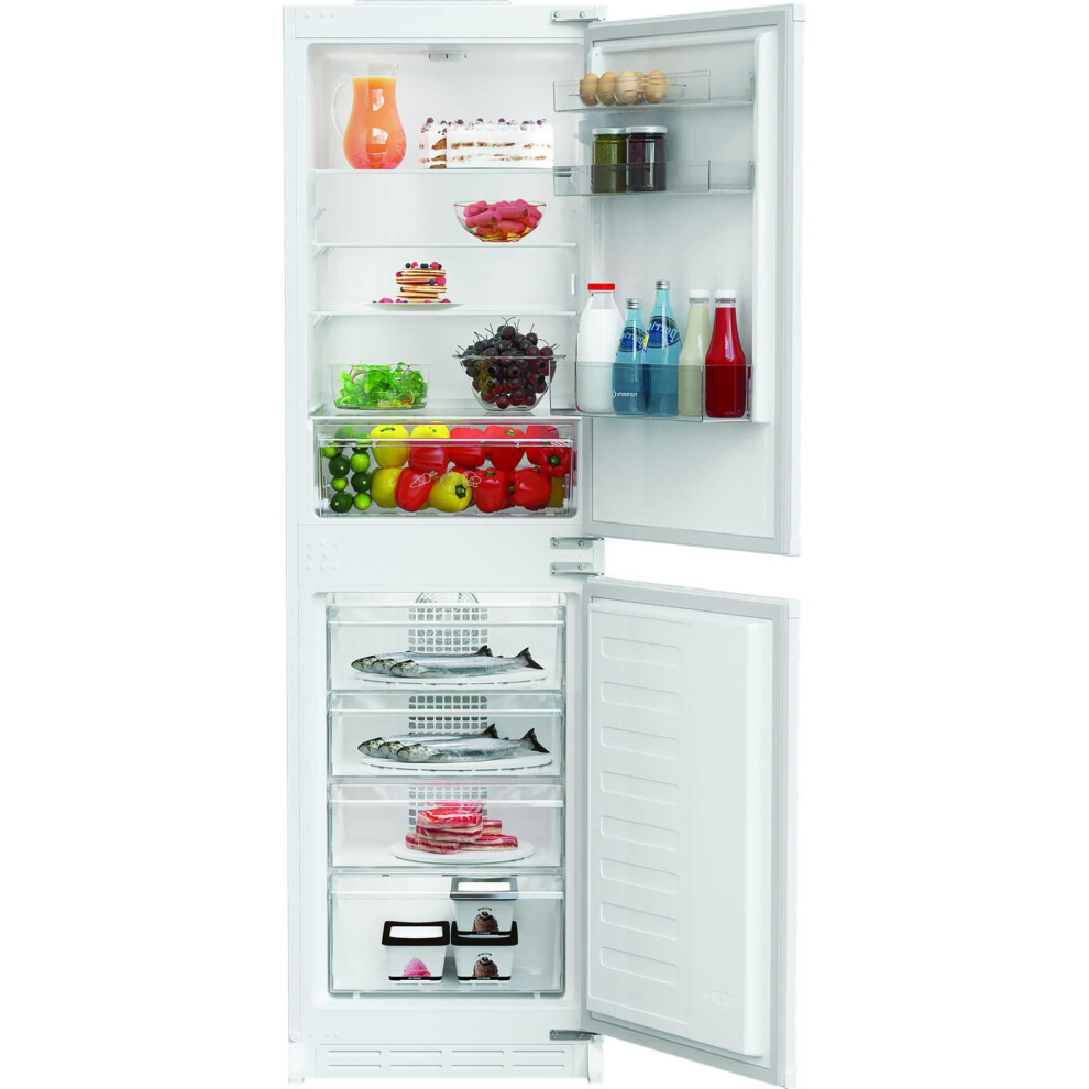 Indesit KINH 1261B4 UK No Frost 50/50 Integrated Fridge Freezer