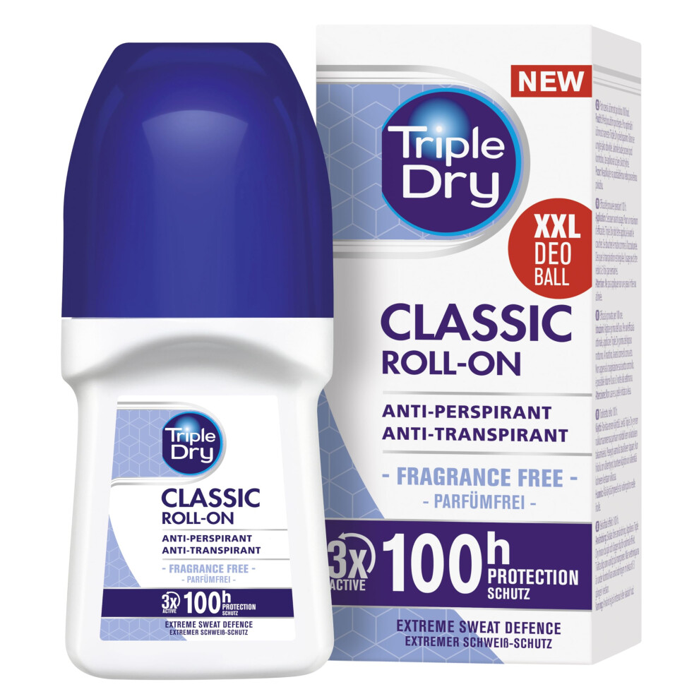 Classic Fragrance Anti-Perspirant Roll On | 100-Hour Protection Against Excessive Sweating| Fights Odour| Triple Active Formula | Classic Fragrance |-image-OPC-PH8JPKK-NEW