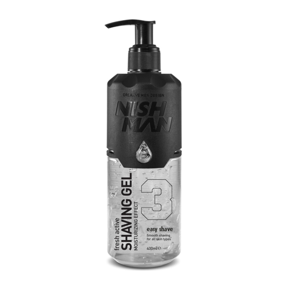 Nishman Shaving Gel Fresh Active 3 Easy Shave 400 Ml