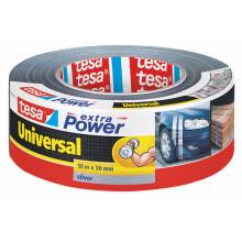 Nastro adesivo telato tesa extra Power tesa 56389-00000-11 argento (L x l) 50 m x 50 mm gomma 1 pz(s)