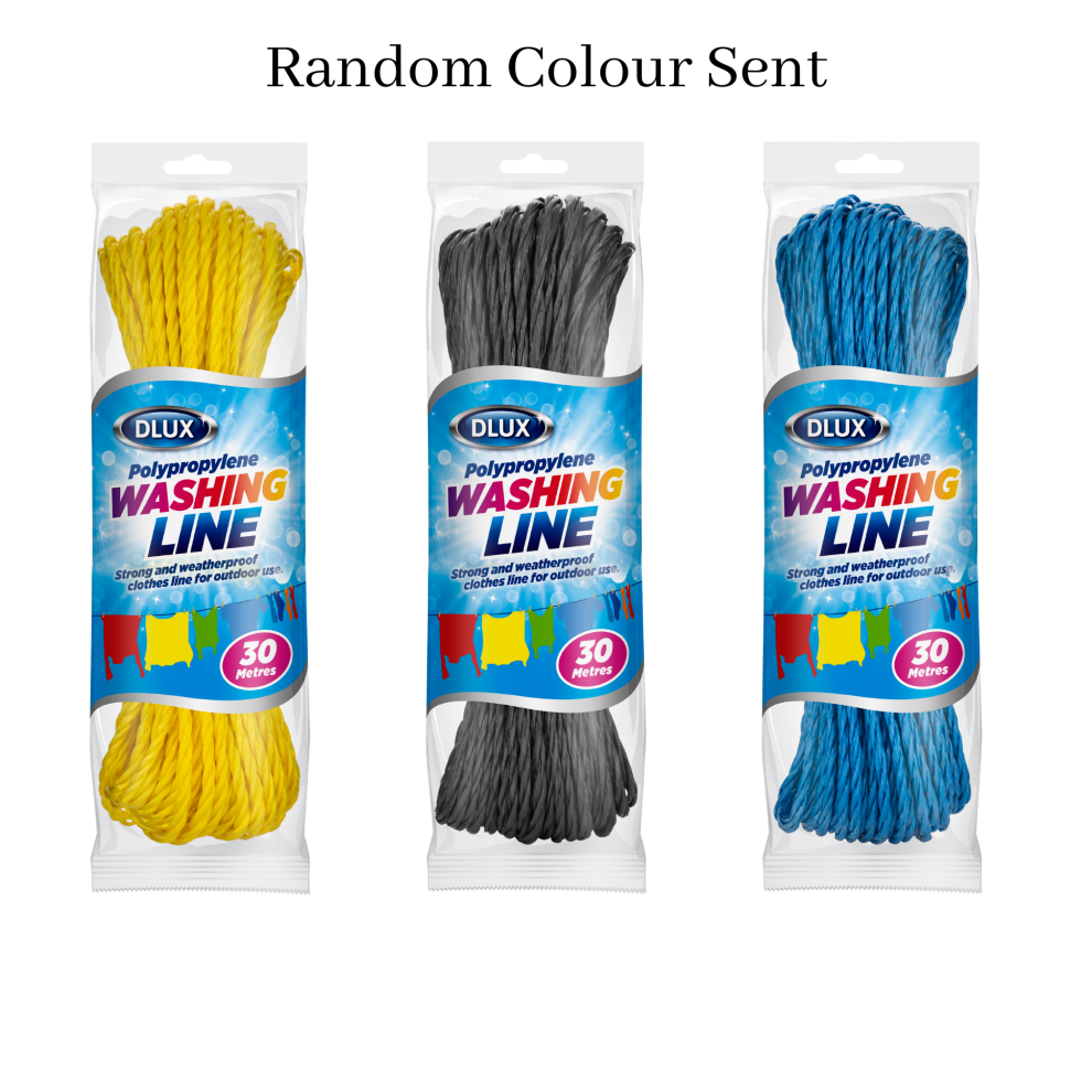 30M Clothes Line Laundry Washing Line Twisted Rope Outdoor