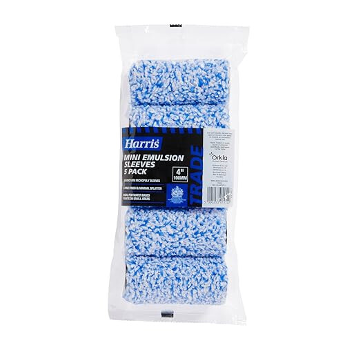 Harris Trade Jumbo Mini Roller Set Replacement Sleeves, Pack of 5 1
