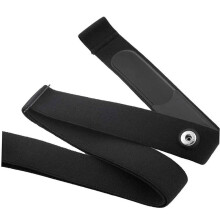 1Pcs Sensor Replacement Strap Heart Rate Monitor Soft Strap Heart Rate Monitor Chest Strap Replacement Band Buckle Distance 45mm(Black)
