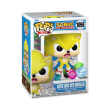 POP! Plus: Sonic - Super Sonic With Emeralds - Sonic the Hedgehog - Amazon Exclusive - Collectable Vinyl Figure - Gift Idea - Official Merchandise -