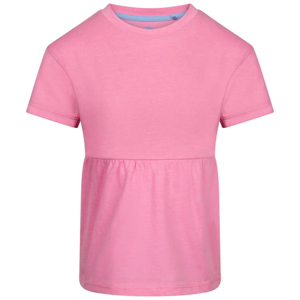 (7 years to 8 years, Sweetpink) Trespass Girls Round Neck Top - Maru