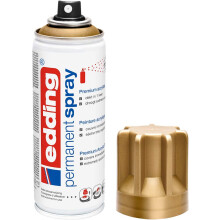 5200 permanent spray - rich gold matt - 200 ml - acrylic paint for painting and decorating glass, metal, wood, ceramic, plastic, canvas - aerosol