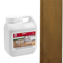 Sensio Home Natural Oak Wood Stain Big Value 1L Size Water Based Non Toxic Environmentally Friendly Wood Dye Indoor and Outdoor Furniture Wood Timber