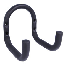 - Hook Hanger for Garage, Garden or Small Bicycles - Wall mounting Bracket - Steel - Non-Slip Rubber Coating - Load Capacity: 60 kg