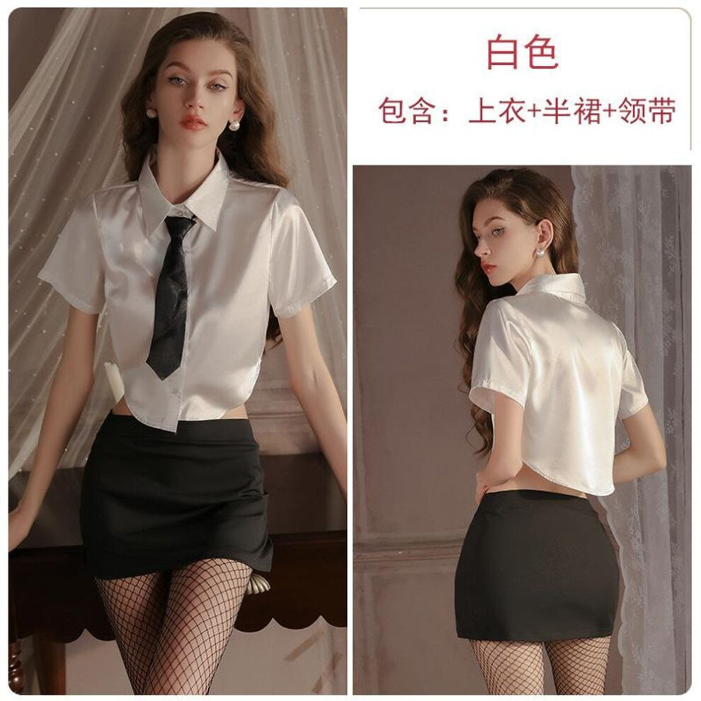 Fun Ol Style Professional Wear Cosplay Shirt Tie Hip Skirt Uniform Temptation G