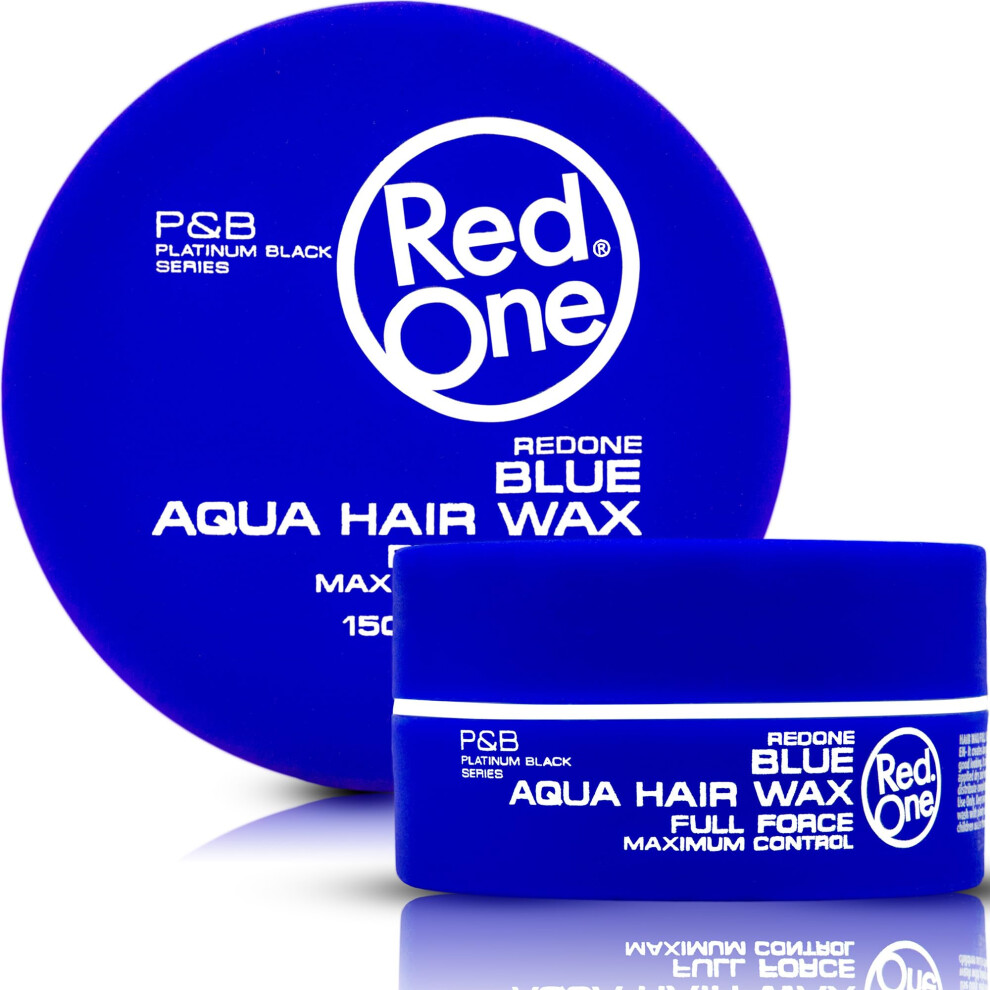 Redone Blue Hair Styling Aqua Wax 150 Ml |Strong Hold L | Hair Gel Wax | Ultra Hold | Men & Women Hair Wax | Bubblegum Scent | Maximum Control