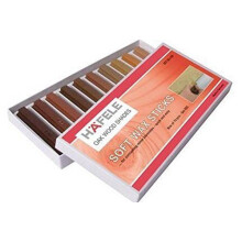 SML 007.30.133 New Soft Wax Assortment Wood Filler Sticks Pack of 10 Oak Shades