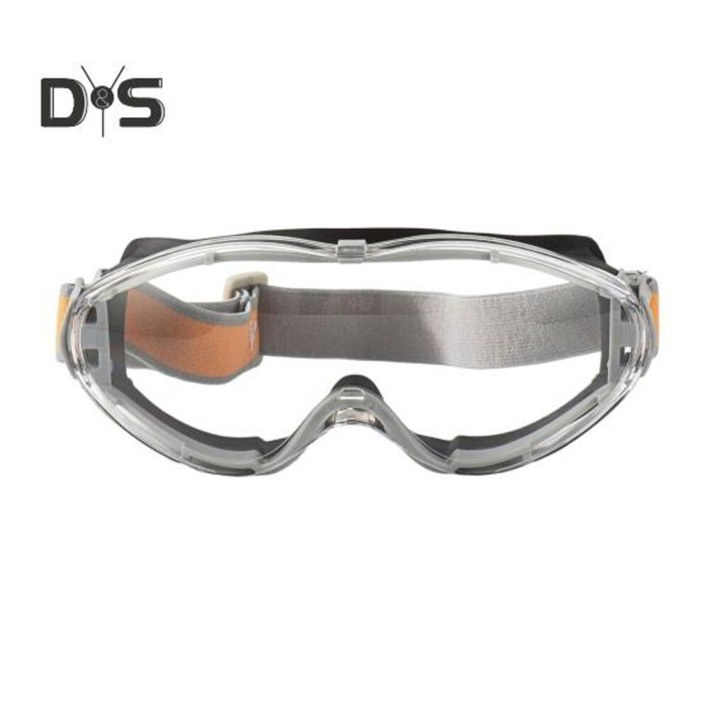 (black) Industrial Grade Safety Goggles Anti Fog Clear Lens Comfortable Fit Reliable Eye Protection Goggles