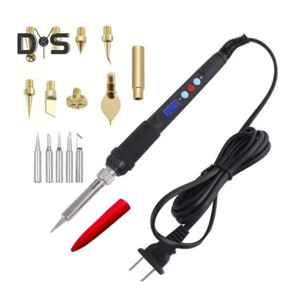 Electric Soldering Iron With Temp Control Display Adjustable Portable Lightweight Design Widely Used Soldering Pen Kit