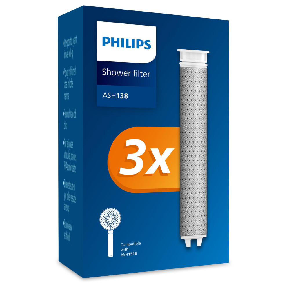 Shower Head With Filter - Replacement Filter Pack Of 3, Effectively Removes Chlorine And Other Large Particles, 1 Month Filtering Time 4895244610919