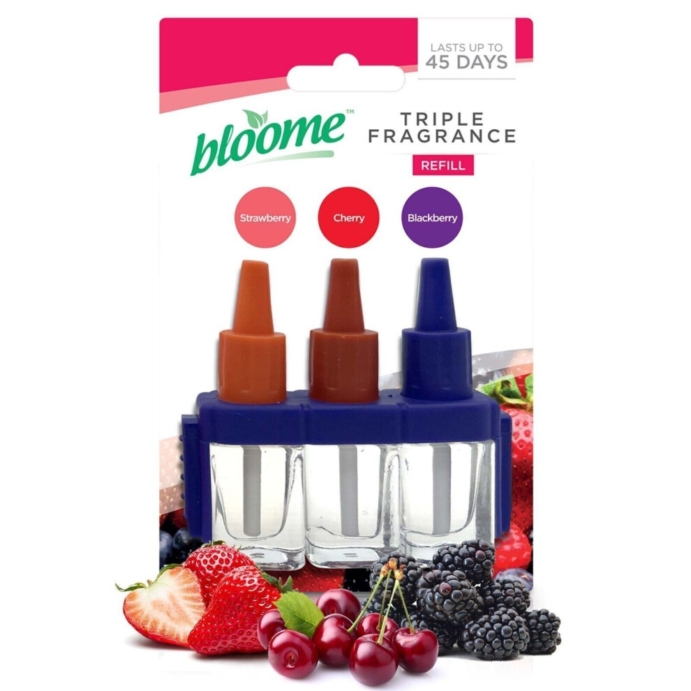 3VOLUTION REFILLS PLUG IN for AMBI PUR Machine Air Freshener Berry Floral