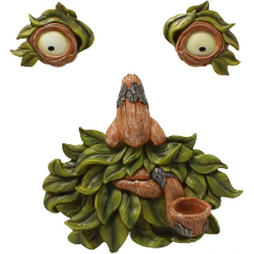 Tree Men Resin Garden Tree Face, Bright Old Man Tree Face Decor, Whimsical Resin ...