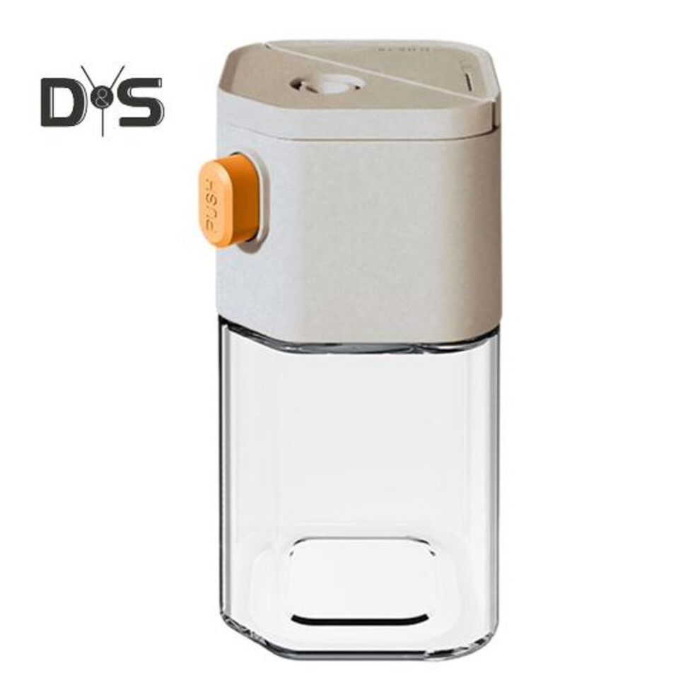 (beige) Salt & Spice Shaker 0.5g Precision Dispenser With Moisture-proof Design 200ml Bpa-free Glass Kitchen Spice Jar For Camping Bbq