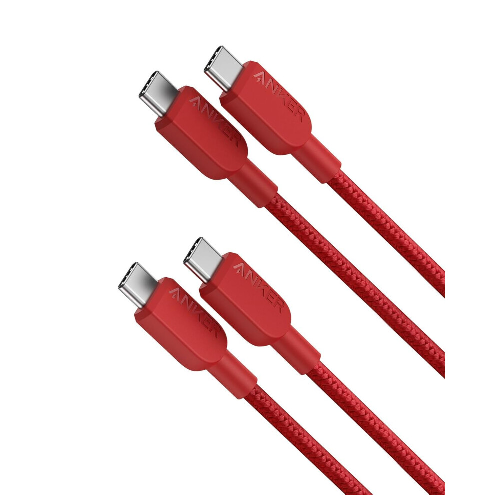 USB C Cable, USB C to USB C Cable (3ft,2Pack), (60W/3A) USB C Charger Cable Fast Charge for iPhone 15/15Pro/15Plus/15ProMax, Samsung Galaxy S23, iPad