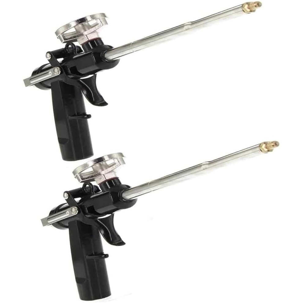 Pair Of Pu Expanding Caulking Gun Foam Gun Foam Dispensing Guns Aluminum Sprayer Pu Grade Expanding Spray Applicator 8711467714240