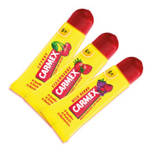 Lip Balm Set, Cherry,Strawberry and Wild Berry, SPF 15, 3-Pack