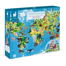 - Endangered Animals Children's Educational Puzzle - 200 Pieces - Suitable for ages 6 and up - J02676