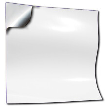 50 White Tile Stickers 6x6 Inch (15x15cm) for Kitchen Bathroom Wall DIY Stick On Peel N Stick Style Decals Transfers Gloss White
