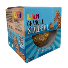 Granola Stall-Ball Horse Treat 1.6kg | Flavours Apple, Mixed Berry, Peppermint, Molasses | Long Lasting, Boredom & Stress Reliever | 1.6kg