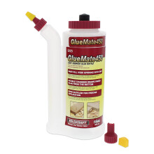 5223 Glue Mate 450-15oz. (450ml) Precision Wood Glue Bottle - Anti-Drip - Dowel and Biscuit Tips Included - Easy Flow Multi-Chamber Design - Ideal for