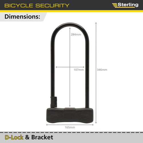 173D Double D Lock, Black 2