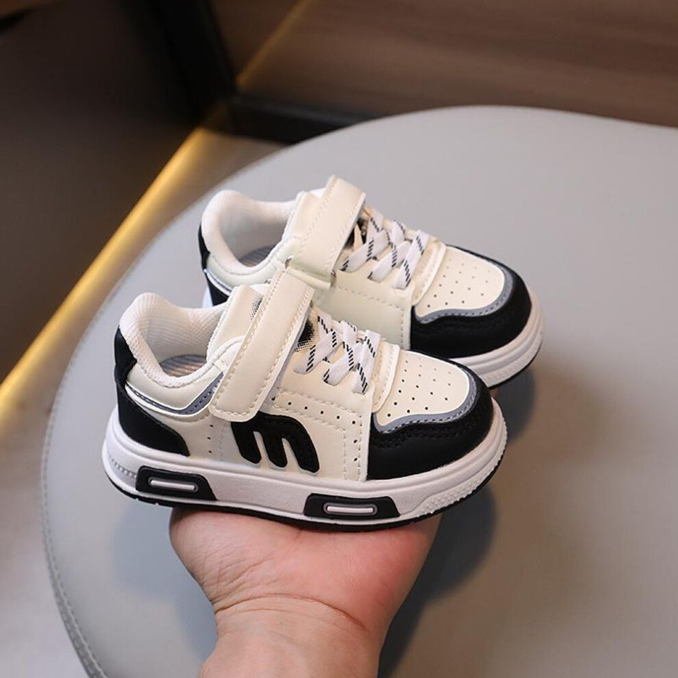(black, Size 24/14.5cm inner) 2024 Autumn Kids' Sports Shoes: Soft Bottom Sneakers For Girls And Boys Aged 1-6