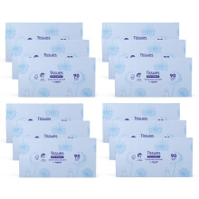 3-Ply Facial Tissues, 1080 Count (12 Packs of 90) (Previously Presto!)