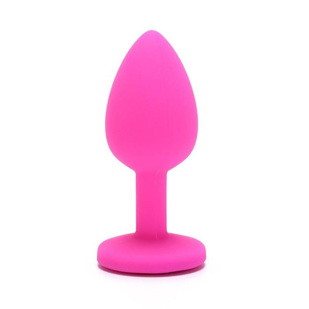 (pink) Sexy Silicone Anal Plug Massage Adult Sex Toys For Women Or Man Butt Plugs