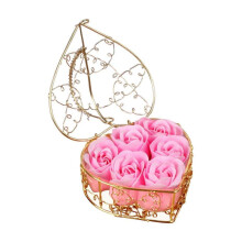 (P) Scented Roses Flower Artificial Flowers Wedding Party Bath Soap Plant Oil Rose Soap Flower Valentine's Day Gifts