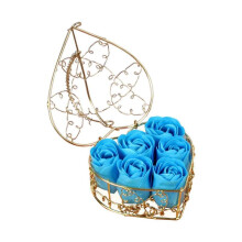 (O) Scented Roses Flower Artificial Flowers Wedding Party Bath Soap Plant Oil Rose Soap Flower Valentine's Day Gifts