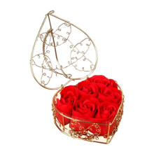 (M) Scented Roses Flower Artificial Flowers Wedding Party Bath Soap Plant Oil Rose Soap Flower Valentine's Day Gifts