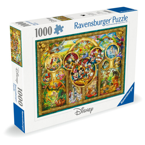 Ravensburger Puzzle - RAVENSBURGER - I più bei temi Disney - 1000 pezzi - Relax - Rilassamento 1