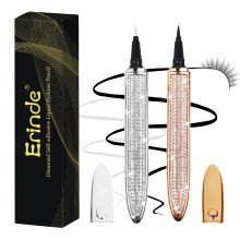 2PCS Upgraded Self-adhesive Eyeliner Pencil, Eyelash Glue Pen, No Magnetic Liquid Eyeliner Pen, Eye Liner for Eye Makeup and Wear Normal False