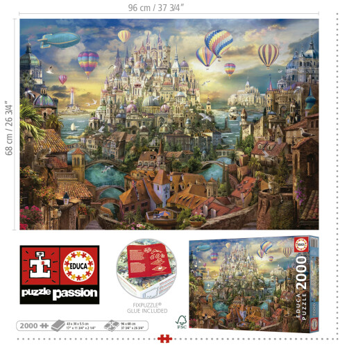 Puzzle 2000 pezzi: Città dei Sogni 2