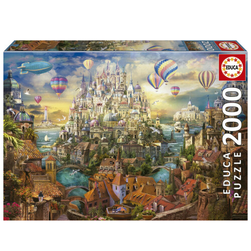 Puzzle 2000 pezzi: Città dei Sogni