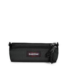 Trousse - Eastpak - Double Benchmark - Noir - 2 compartiments zippés - 100% végan
