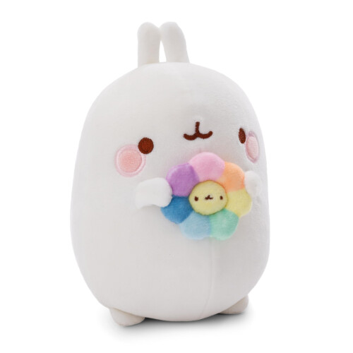 Molang Regenbogenblumenplüsch 16Cm