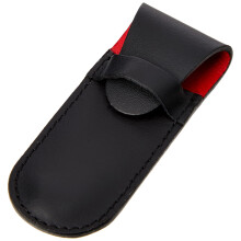 Leather Pouch - Black, Medium