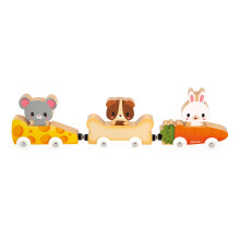 - Magnetic Pets - Early-Learning Toy - 3 Vehicles + 3 Animals in Wood - Develops Dexterity - FSC Wood Game - 18 Months +, J03315 - Plush Soft Toy