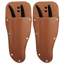 2 Pcs Garden Leather Sheath Tool,WideSmart Holsters Gardening Case Leather Sheath Pouch Holder Pu Holster Protective Case for Pliers Pruning Shears