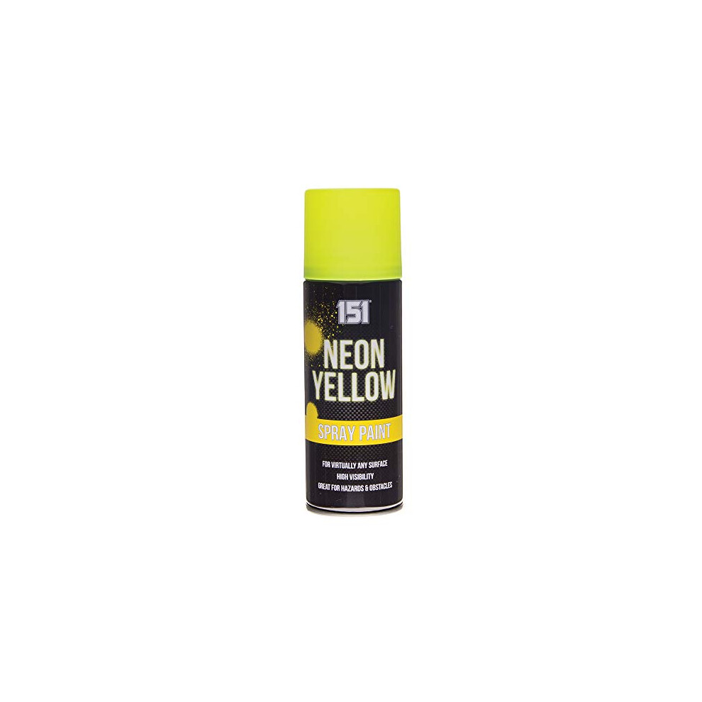 151 Spray Paint Neon Yellow 200Ml 5053249214160